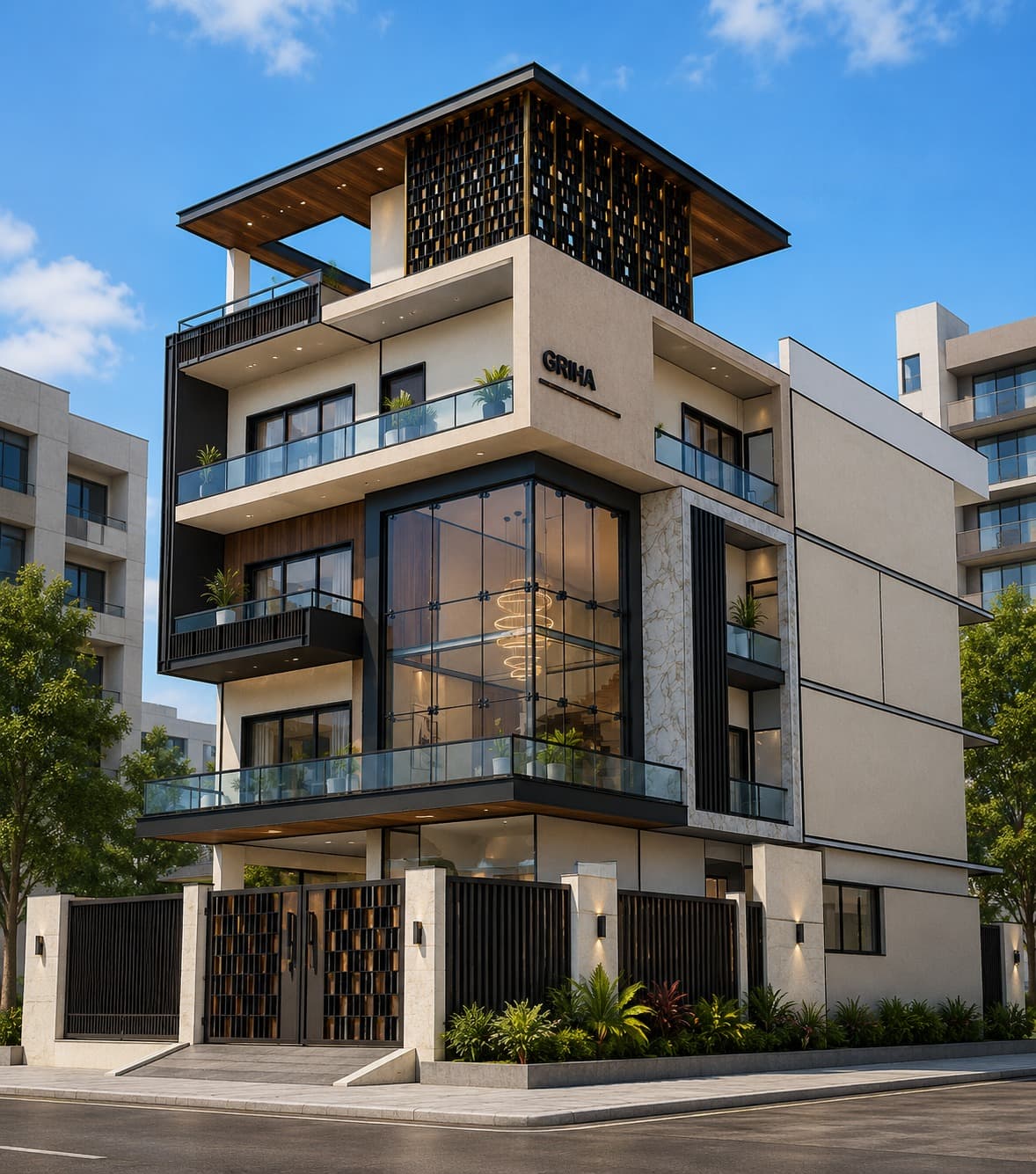 The Griha, a residence designed by Sanova Architects